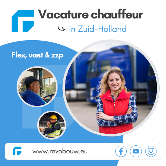 Vacature chauffeur C in Zuid Holland